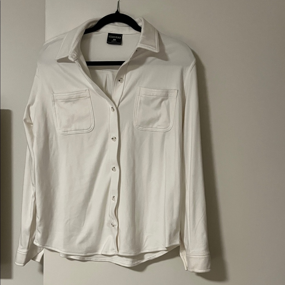 32 Degrees Cream Long-Sleeve Top